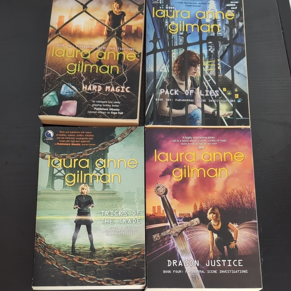 Paranormal Scene Investigations Series 1-4 Hard Magic by Laura Anne Gilman books - Picture 8 of 15